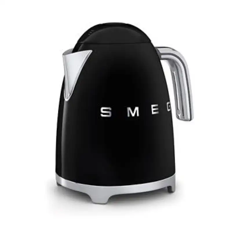 Vattenkokare Smeg KLF03BLEU Retro Svart med Rostfritt Stål