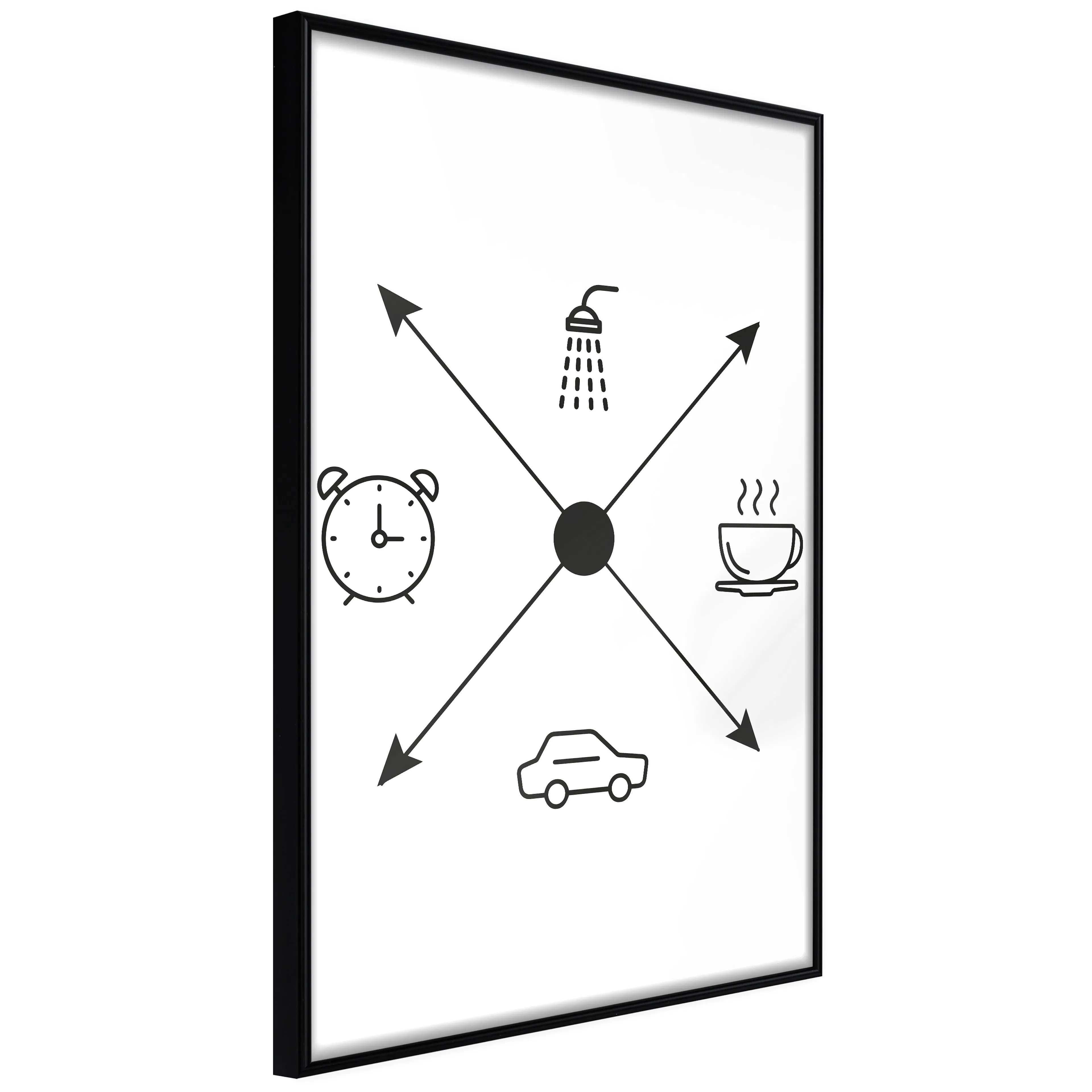 Affisch - Daily Schedule [Poster] 20x30 Svart ram, 20x30 cm