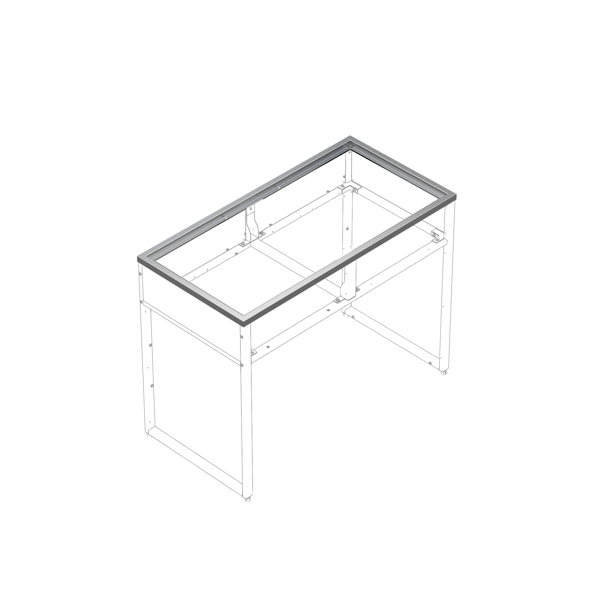 Ram Skotte Kitchen 1H Rostfri Till Utekök