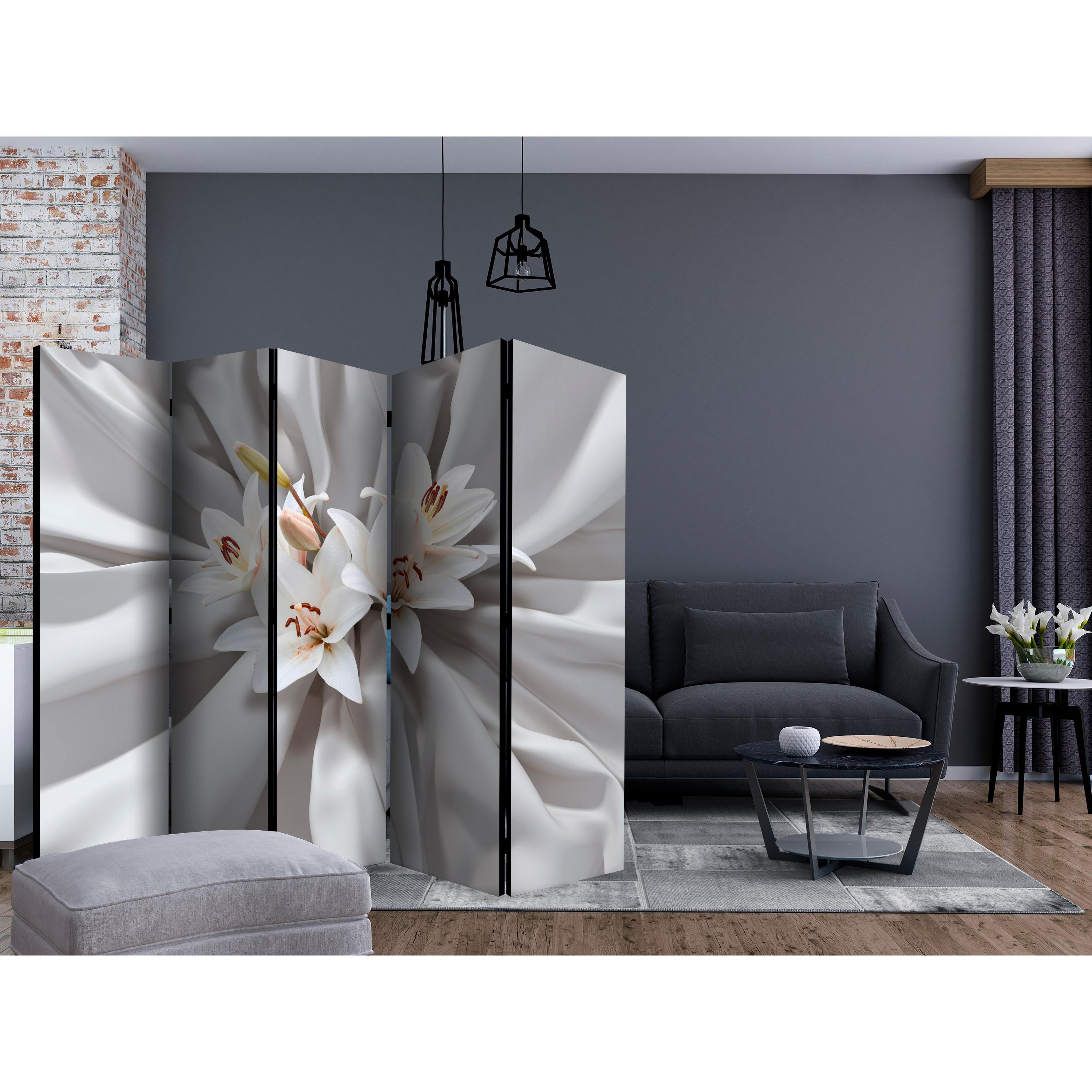 Rumsavdelare Skärmvägg Arkiio Sensual Lilies II 225x172 cm
