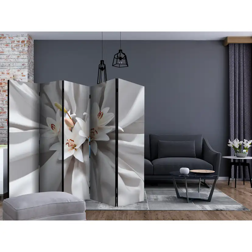 Rumsavdelare Skärmvägg Arkiio Sensual Lilies II 225x172 cm