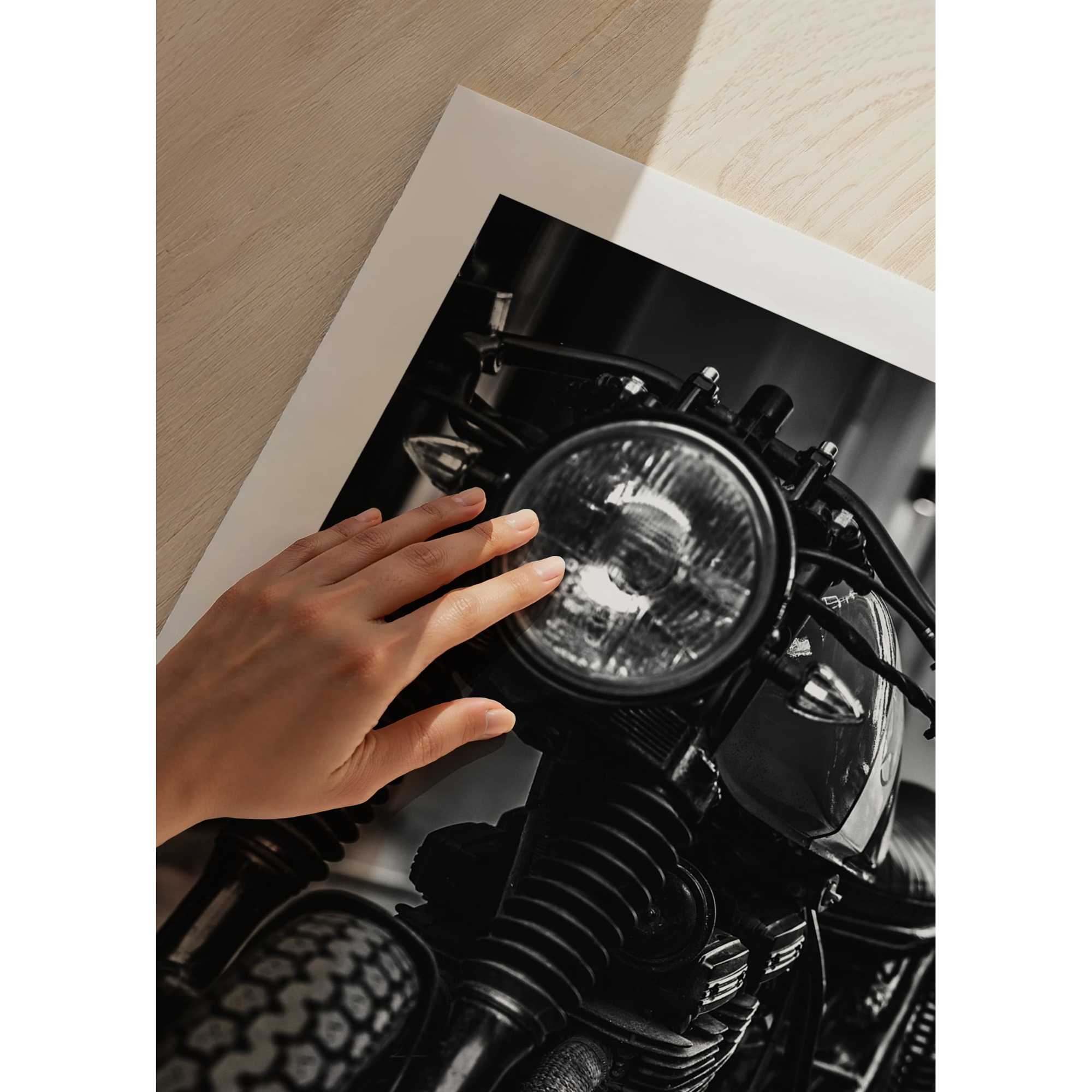 Poster Gallerix Black Motorcycle