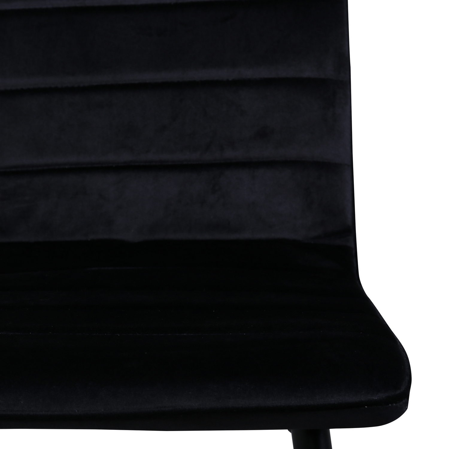 Windu Lyx Chair - Black / Black Velvet Svart