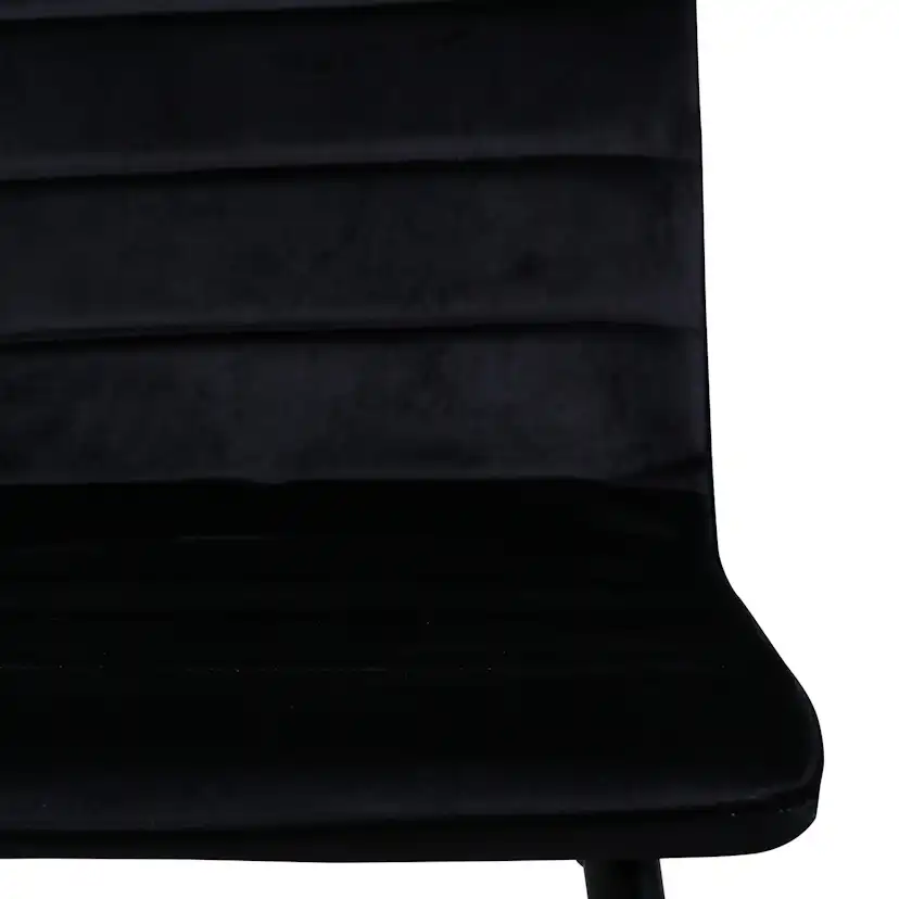Windu Lyx Chair - Black / Black Velvet Svart