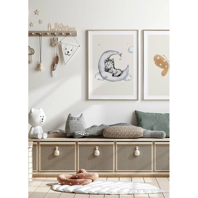 Poster Gallerix Sleeping Zebra