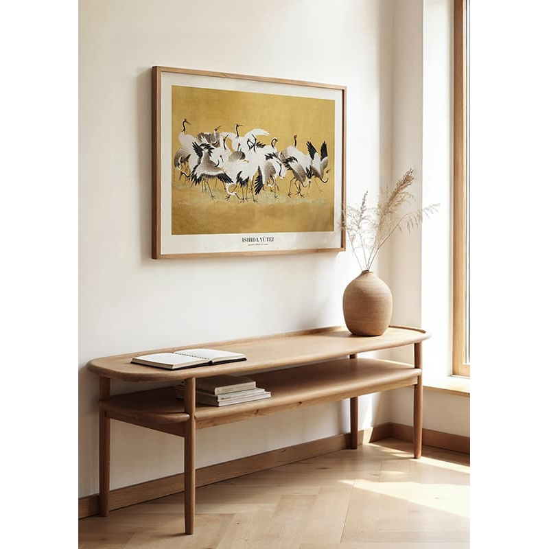 Poster Gallerix Japanese Flock Of Cranes By Ishida Yūtei