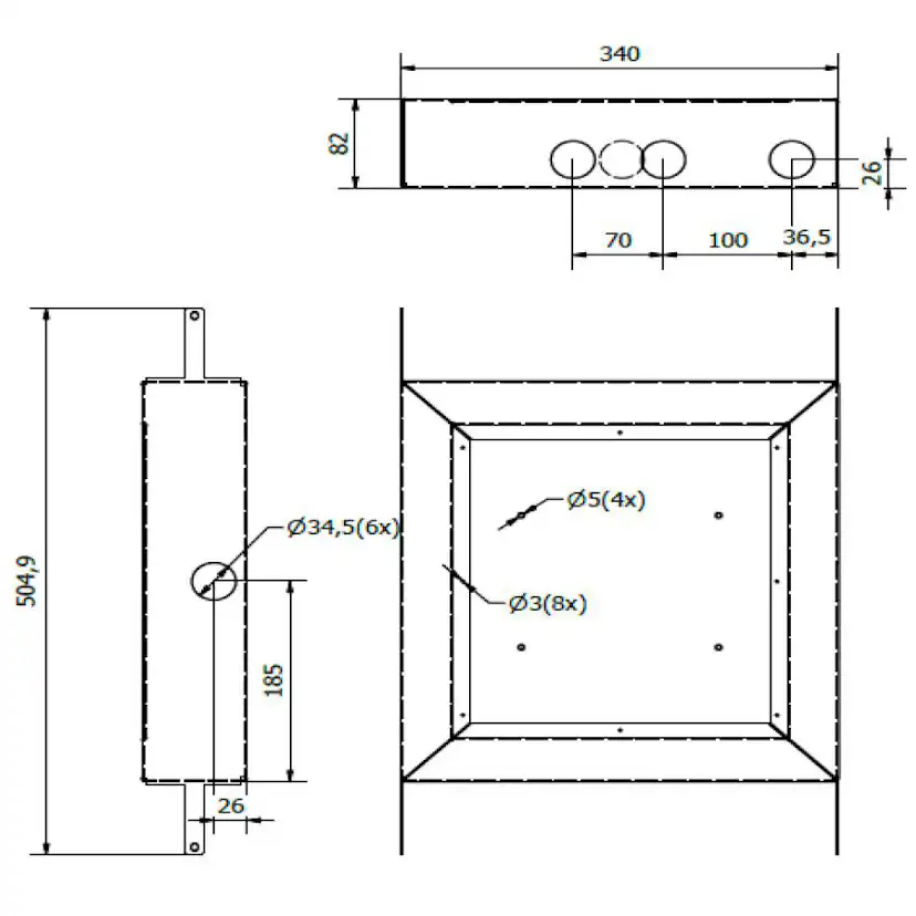 Inbyggnadslåda Grohe The Box 120087