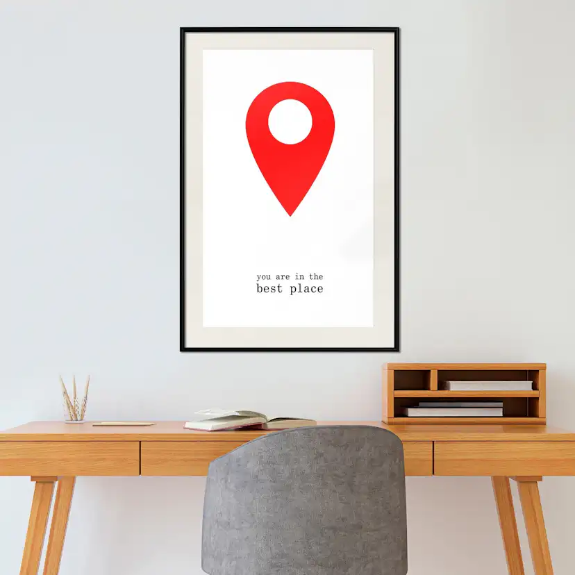 Poster Artgeist Affisch You Are in the Best Place