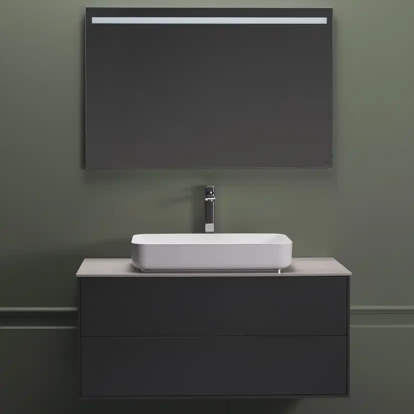 Tvättställ Hafa Edge Smooth Glaserat Stål