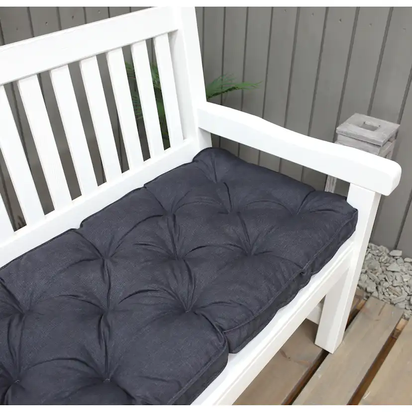 BROOKLYN sofa seat cushion 190 cm, black Svart