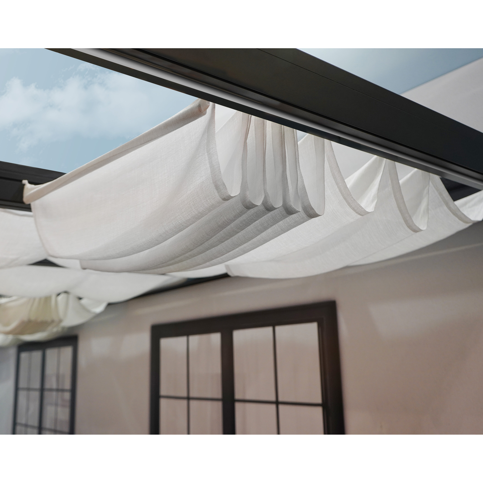 Persienn Canopia by Palram Skuggkit Till Pergola Stockholm 3,4 x 5,9 m Vitt