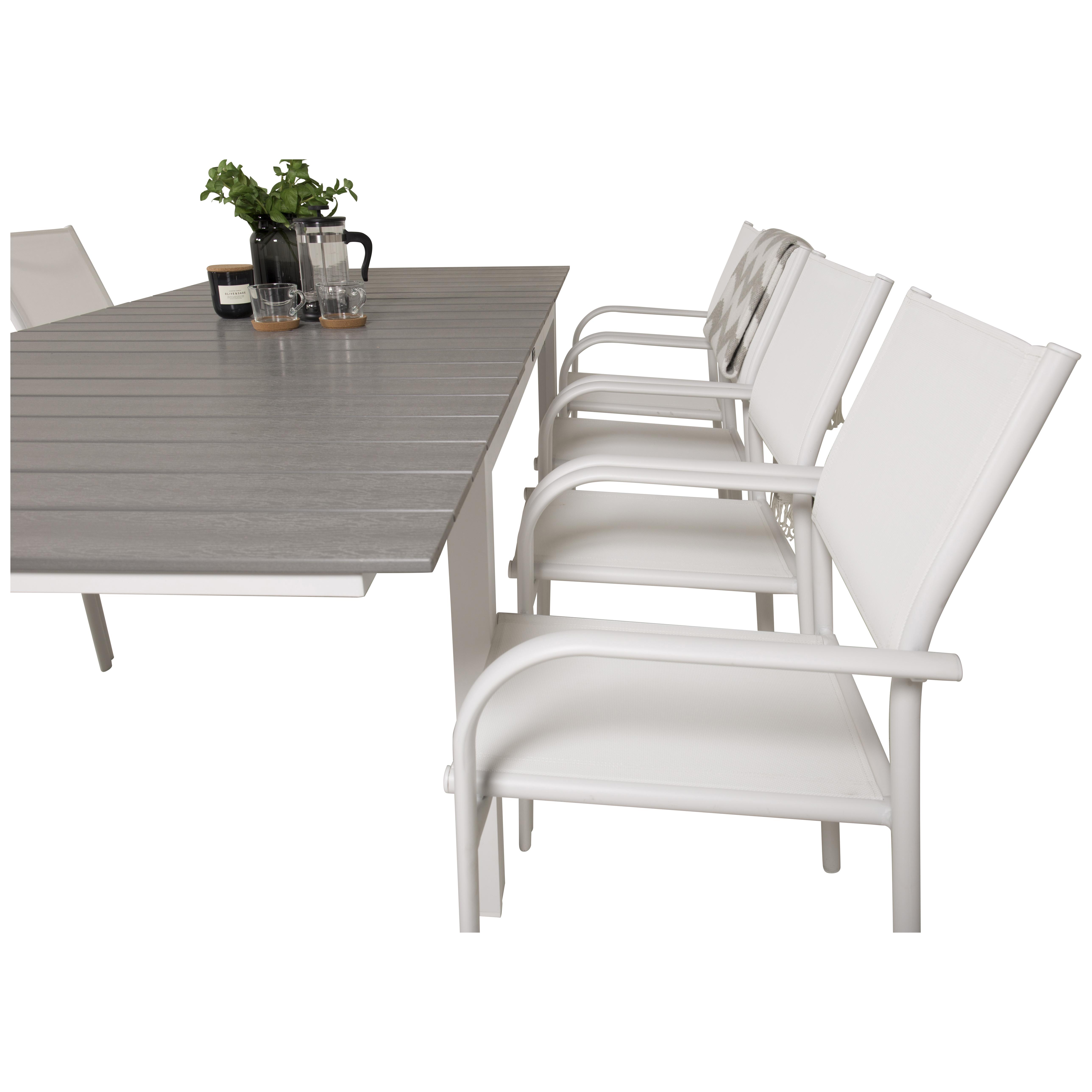 Matgrupp Venture Home Lova 160/240 med 8 Siri Matstolar