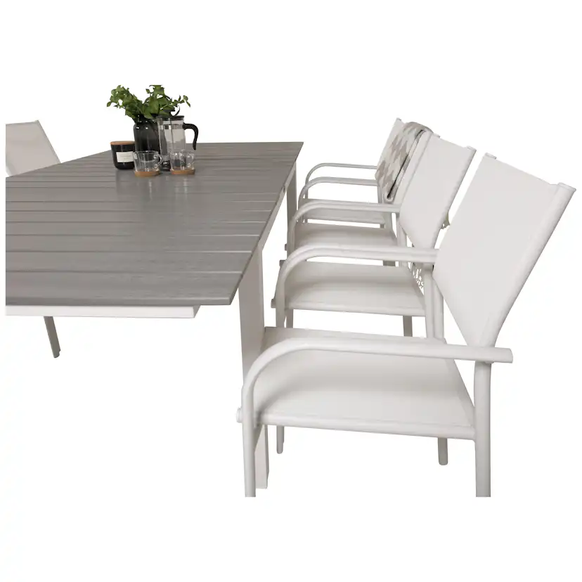 Matgrupp Venture Home Lova 160/240 med 8 Siri Matstolar