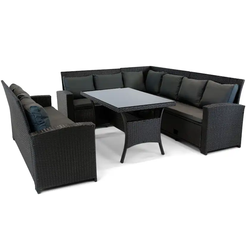 Loungegrupp Lyfco Sannäs Svart