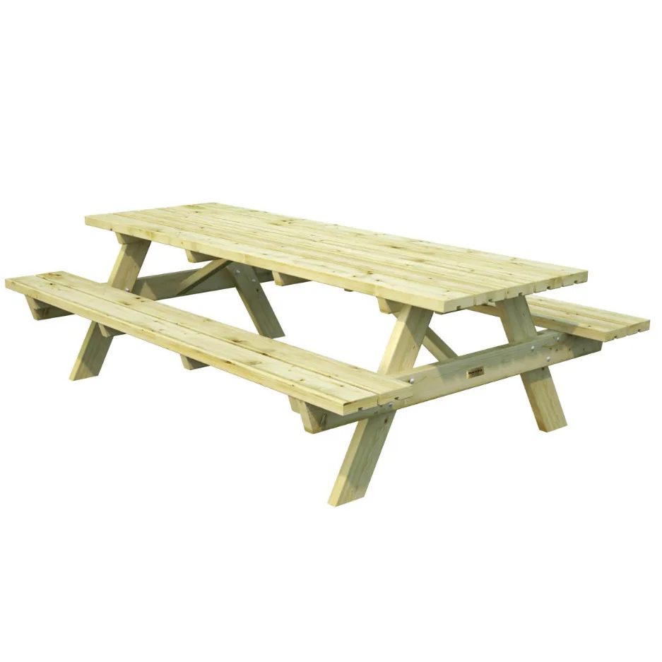 Ruby 24, picnic table Grön/Tryckimpregnerad