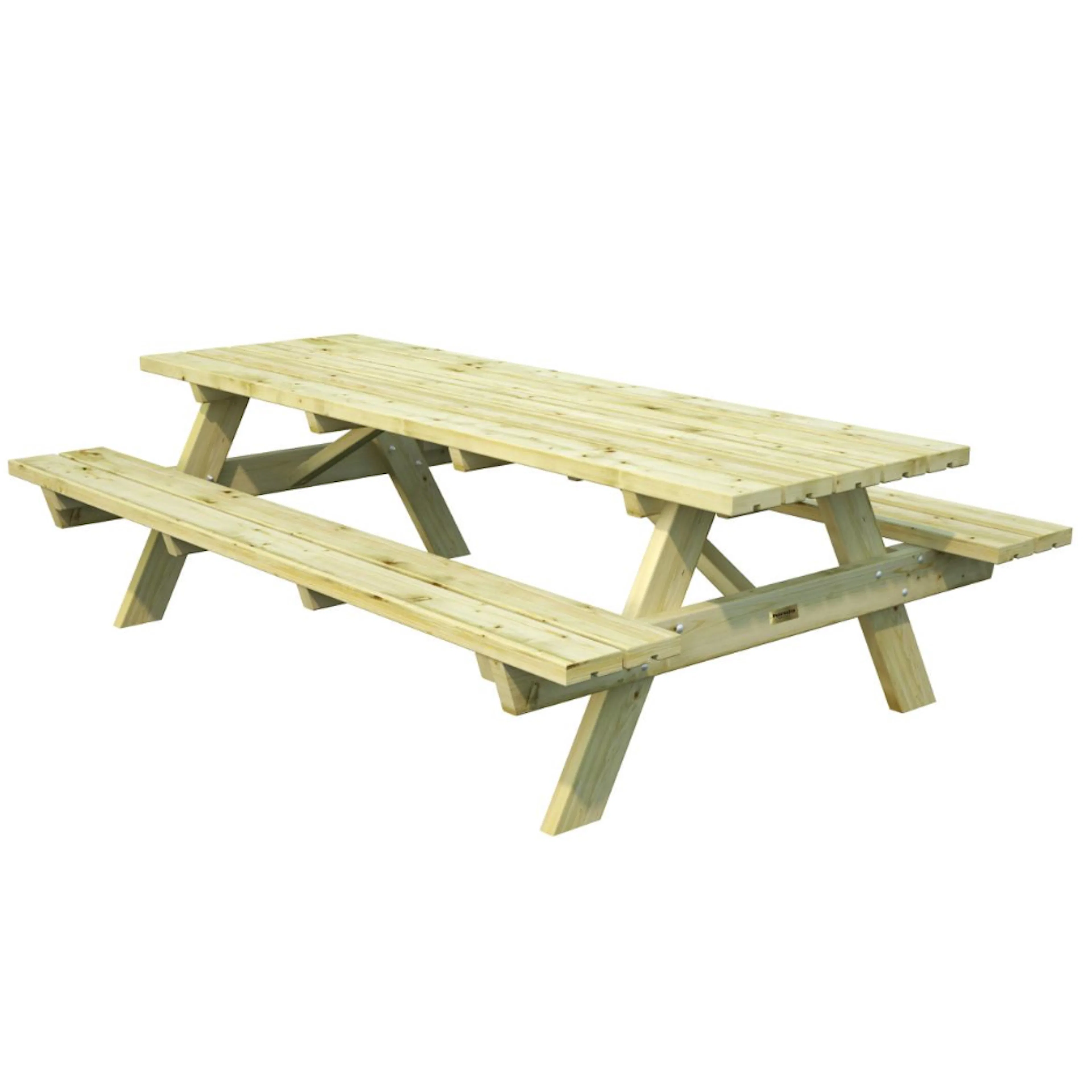Ruby 24, picnic table Grön/Tryckimpregnerad
