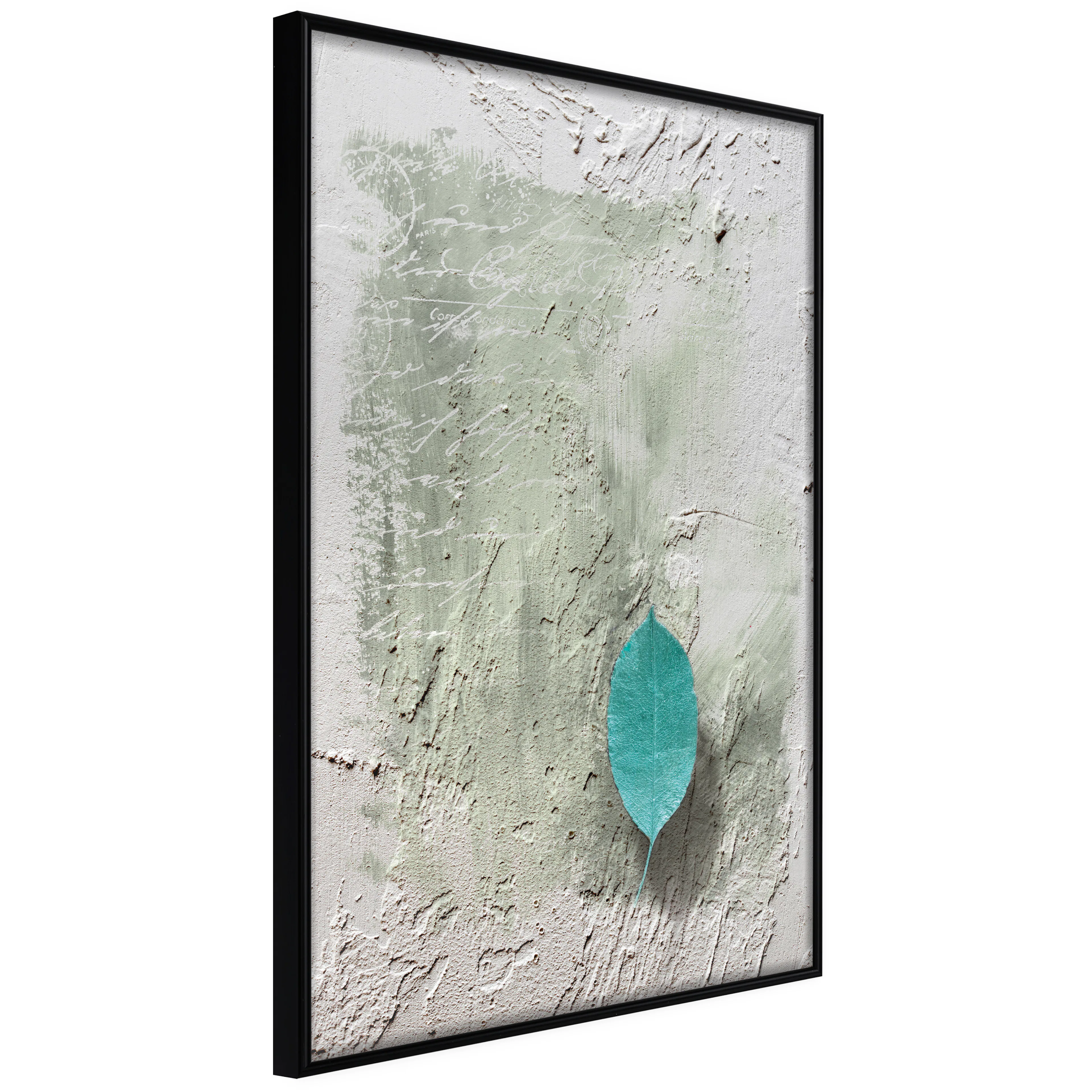 Affisch - Fleeting Letter [Poster] 20x30 Svart ram, 20x30 cm