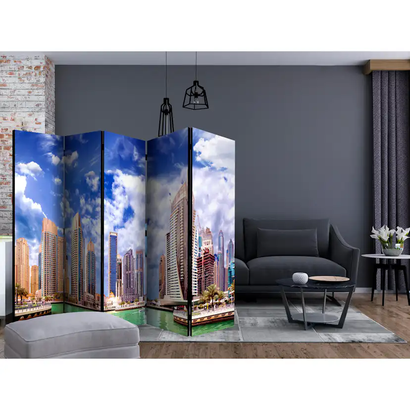 Rumsavdelare Skärmvägg Arkiio Cumulus over Dubai II 225x172 cm