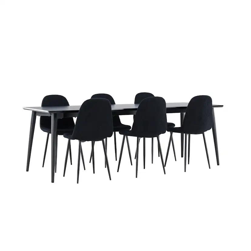 Matgrupp Venture Home Ellis 230 med 6 st Polar Stolar Teddy