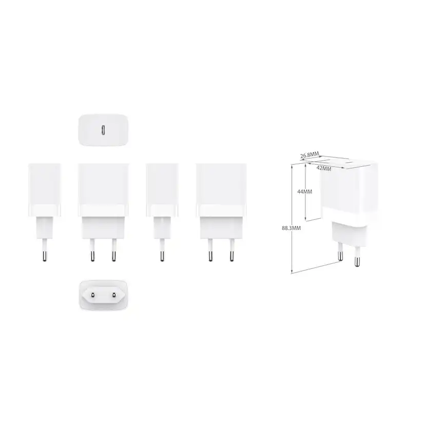 Laddare GEAR 220V 1xUSB-C PD 20W Kabel Lightning till USB-C MFI C94