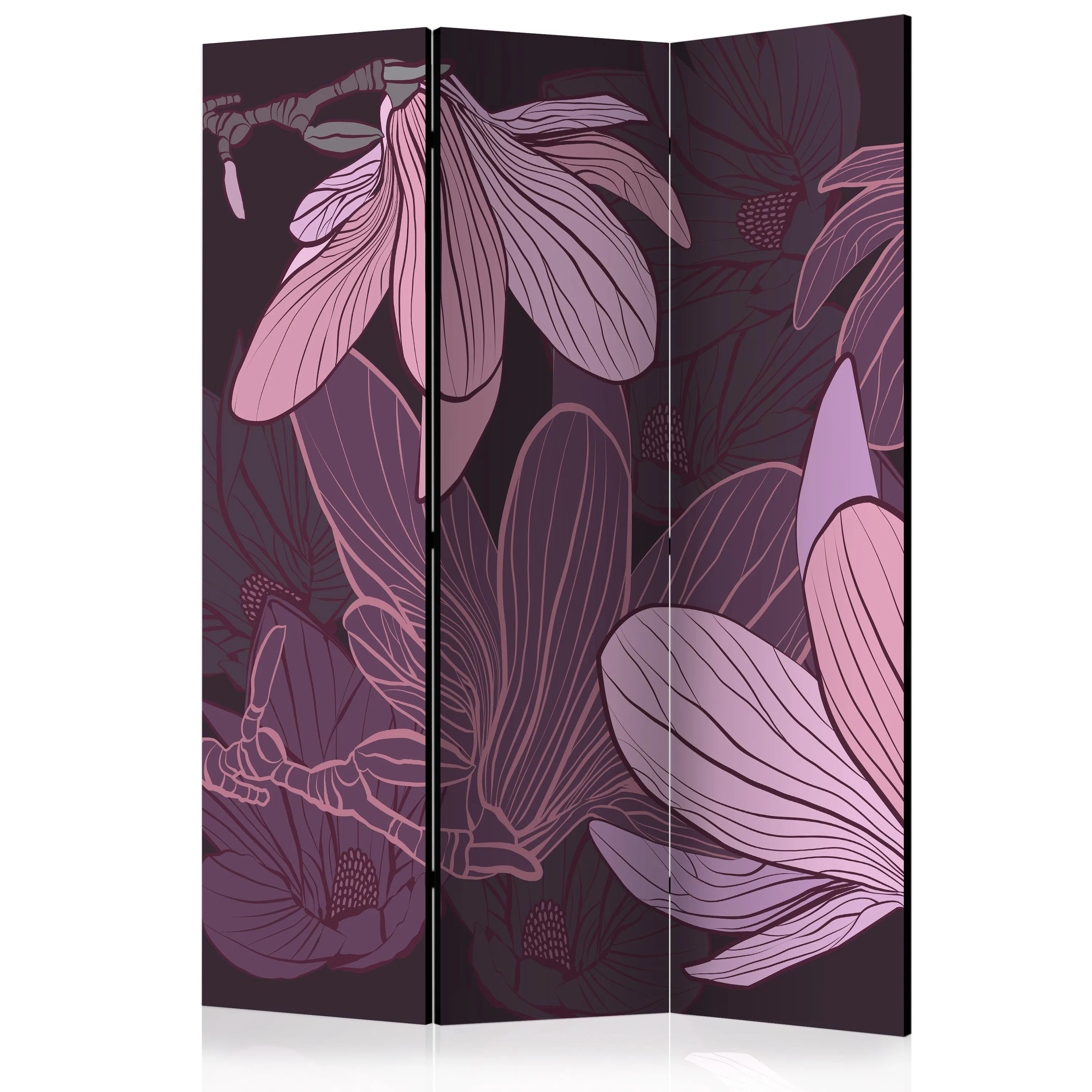 Rumsavdelare Skärmvägg Arkiio Dreamy Flowers 135x172 cm
