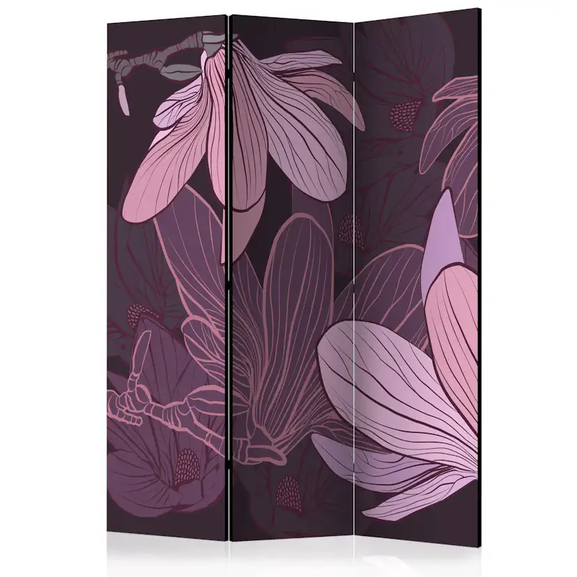 Rumsavdelare Skärmvägg Arkiio Dreamy Flowers 135x172 cm