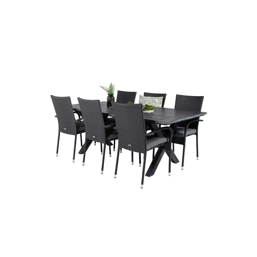 Matgrupp Venture Home Rossi 200 med 6 Asta Stolar