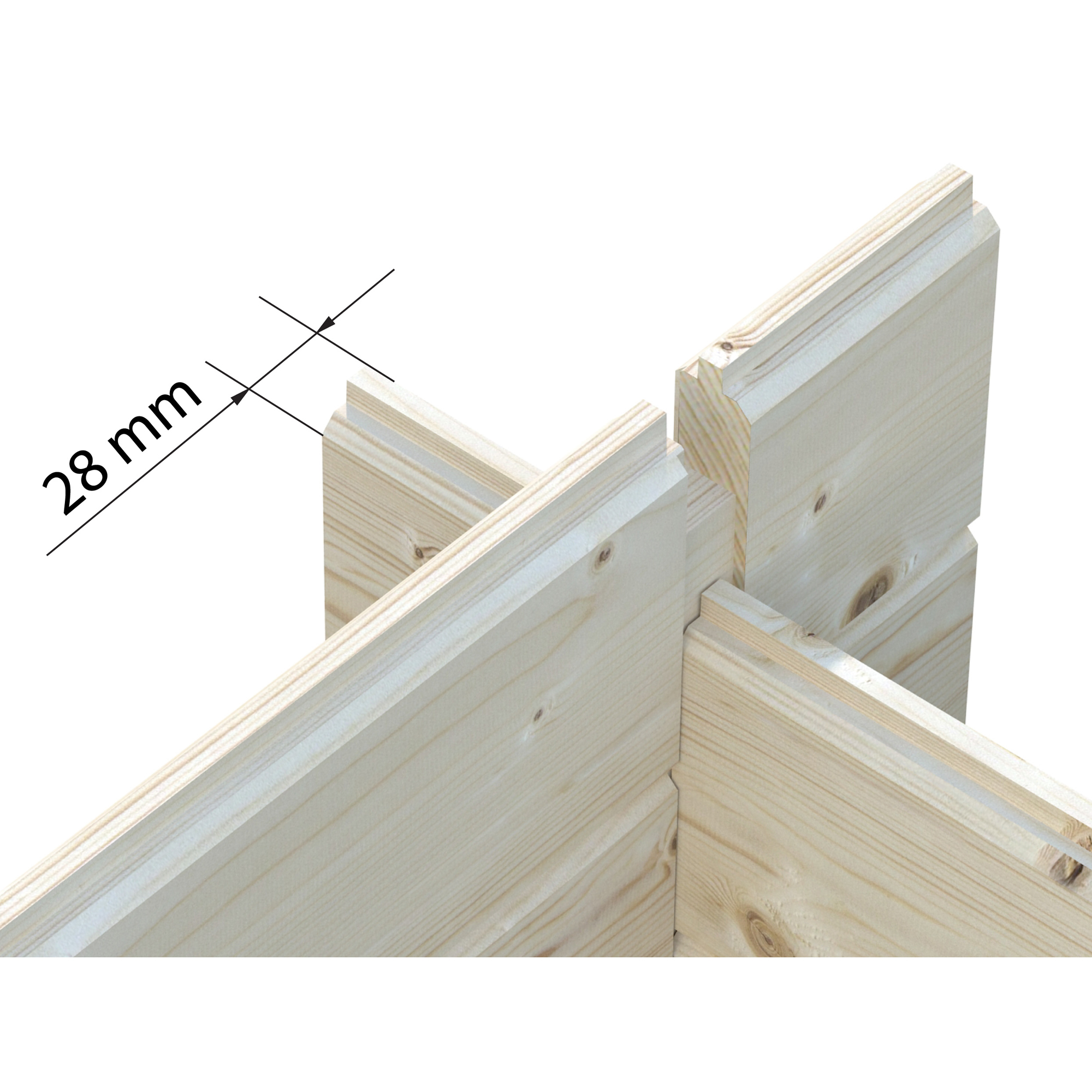 Stuga Iris 9,6 m2 Obehandlad