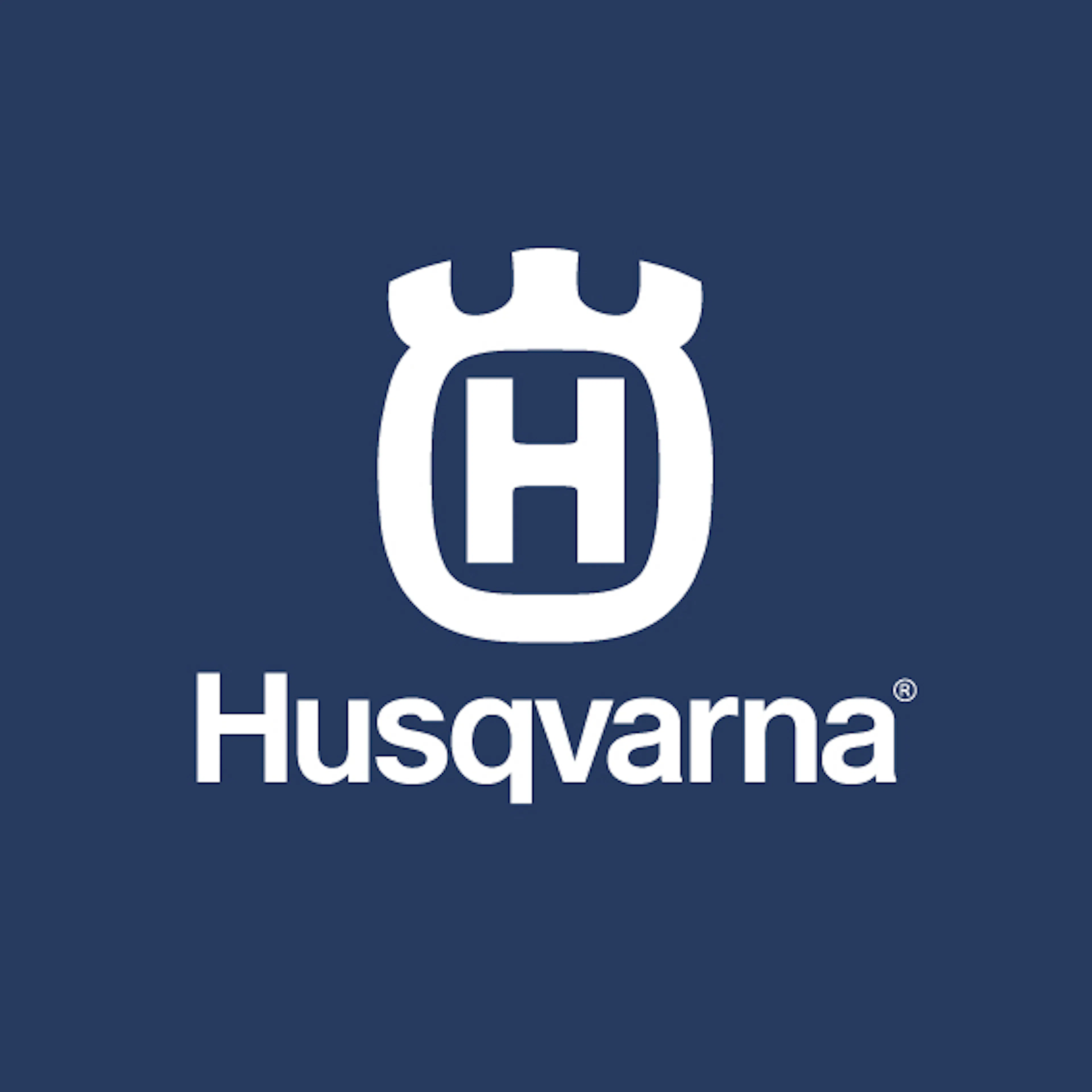 Husqvarna | Produkter för trädgård, skog och park logo