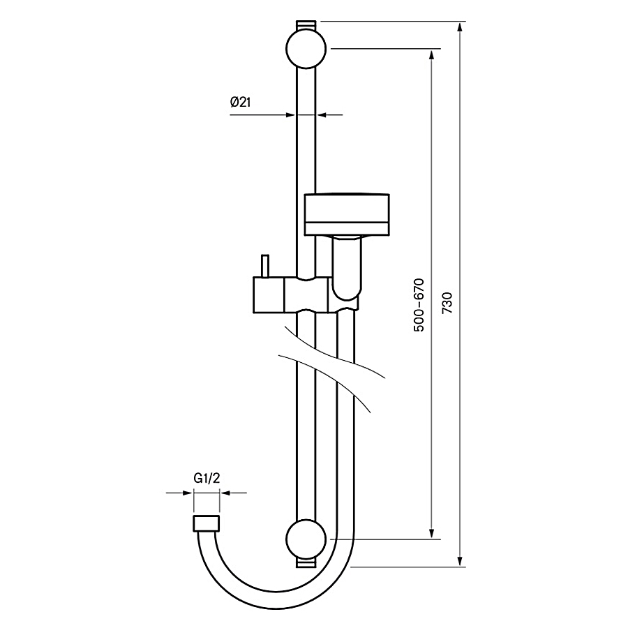 Duschset Tapwell Majorca ZSAL 105 Krom