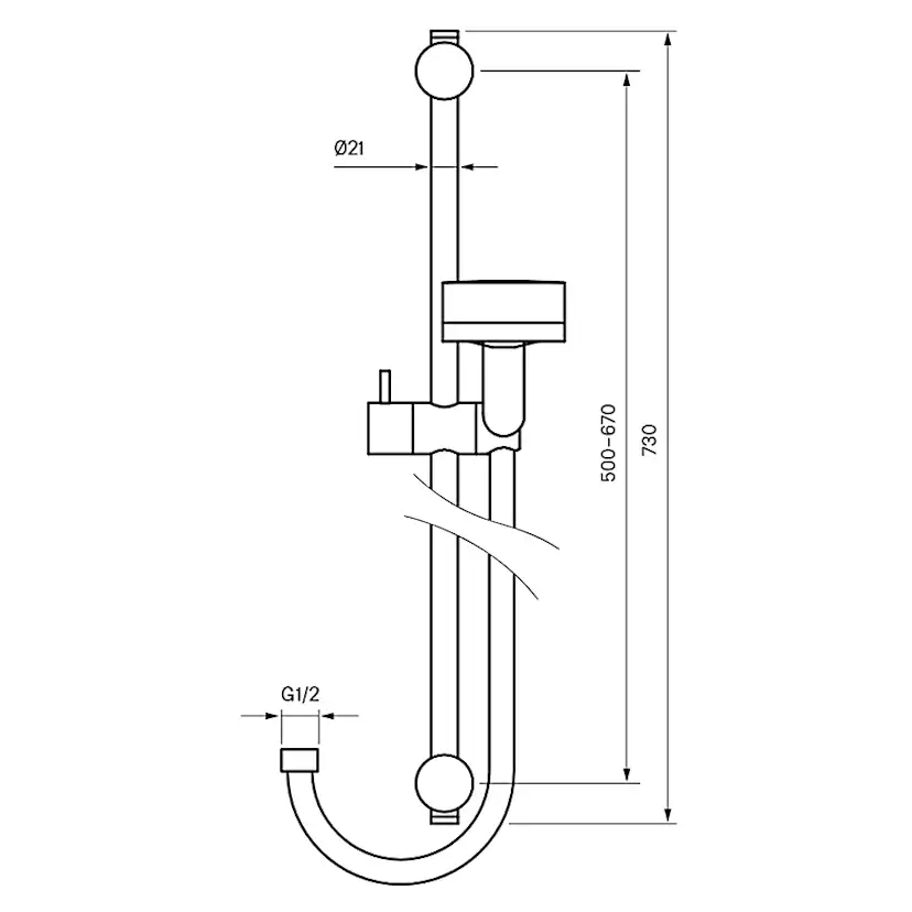 Duschset Tapwell Majorca ZSAL 105 Krom