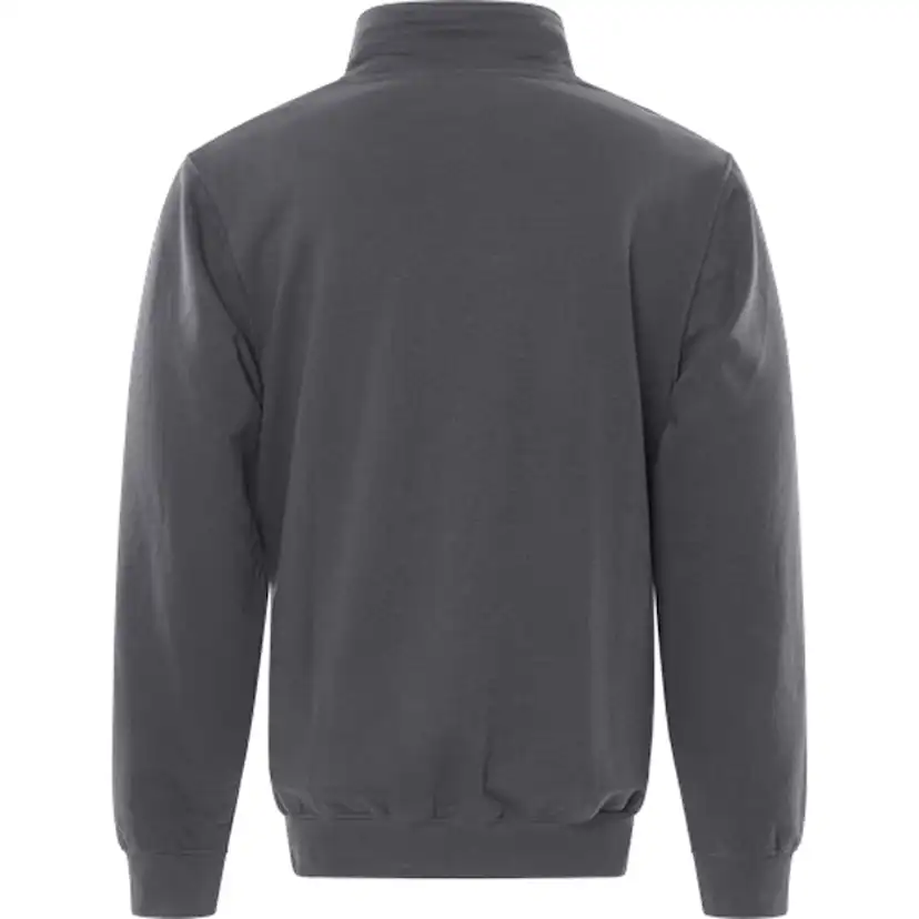 SWEATSHIRT KORT ZIP 1737 SWB Färg: Mörkgrå, Storlek: XS