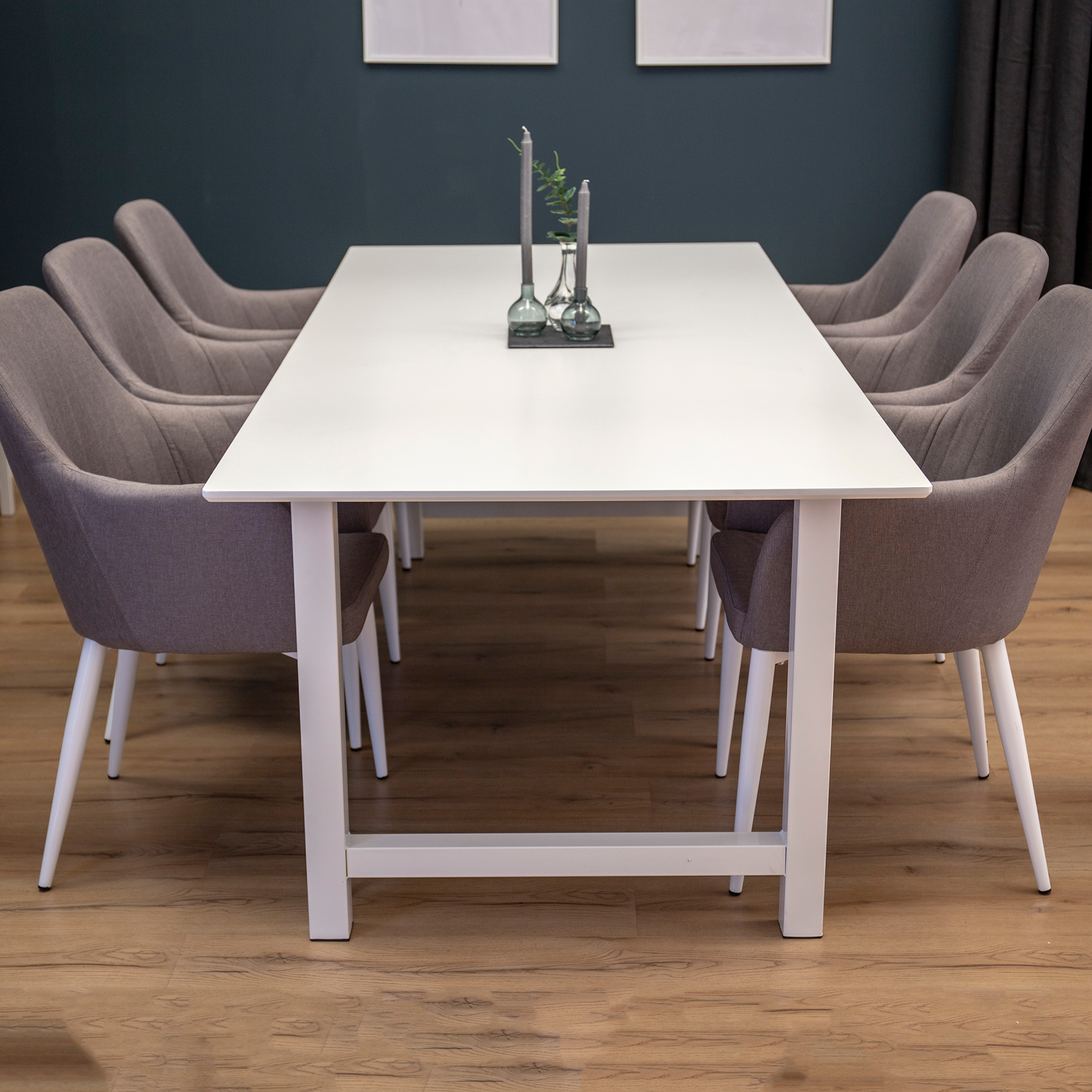 Matgrupp Venture Home Clara med 6 Corina Stolar Vita Ben