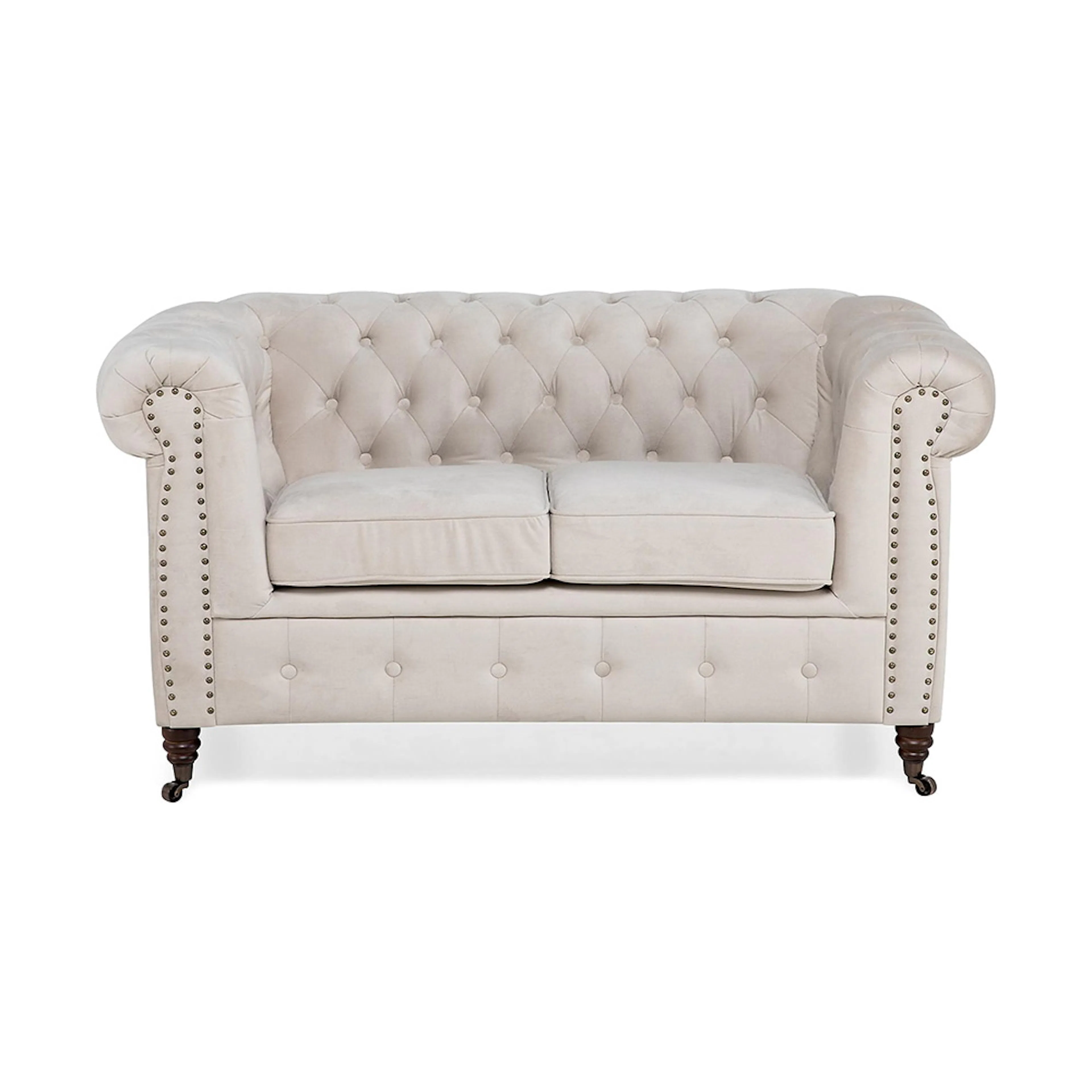 2-sitssoffa Manor House Chesterfield Deluxe Sammet