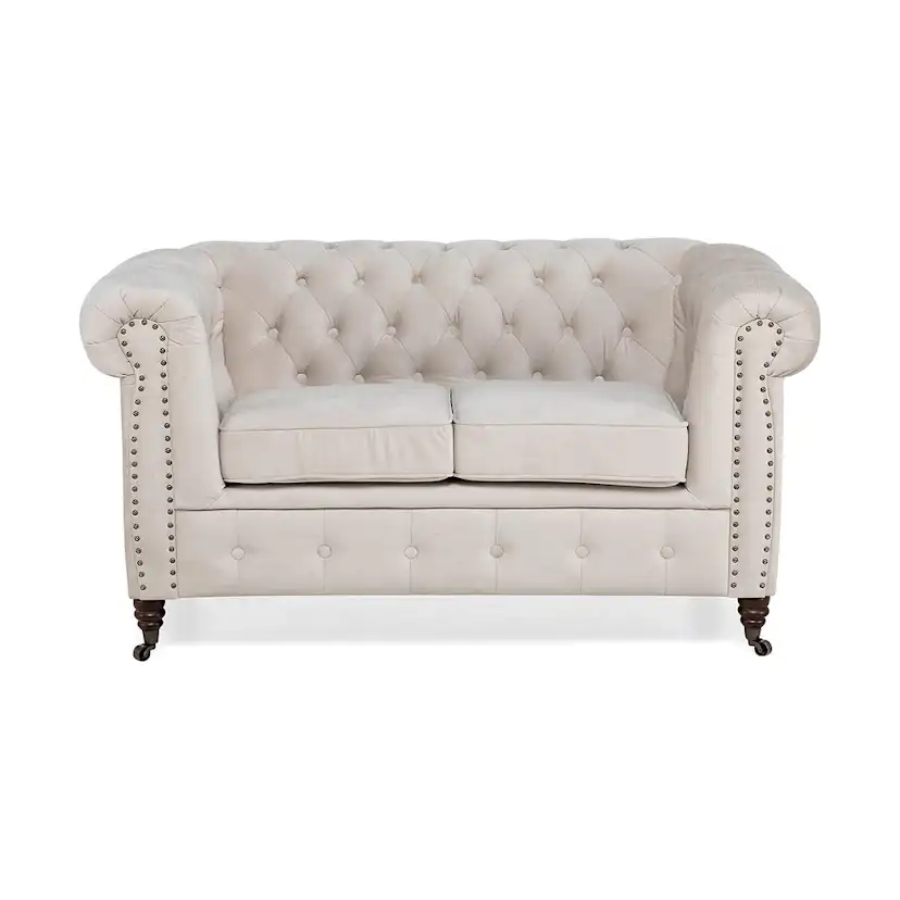 2-sitssoffa Manor House Chesterfield Deluxe Sammet