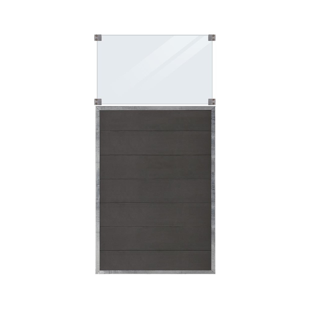Skärm PLUS Futura med Glas 90x180