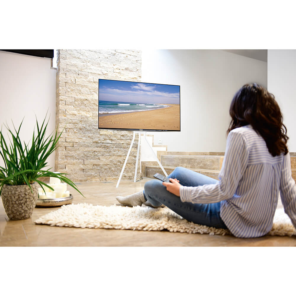 TV-Golvstativ Hama Upp Till 75 tum Vit