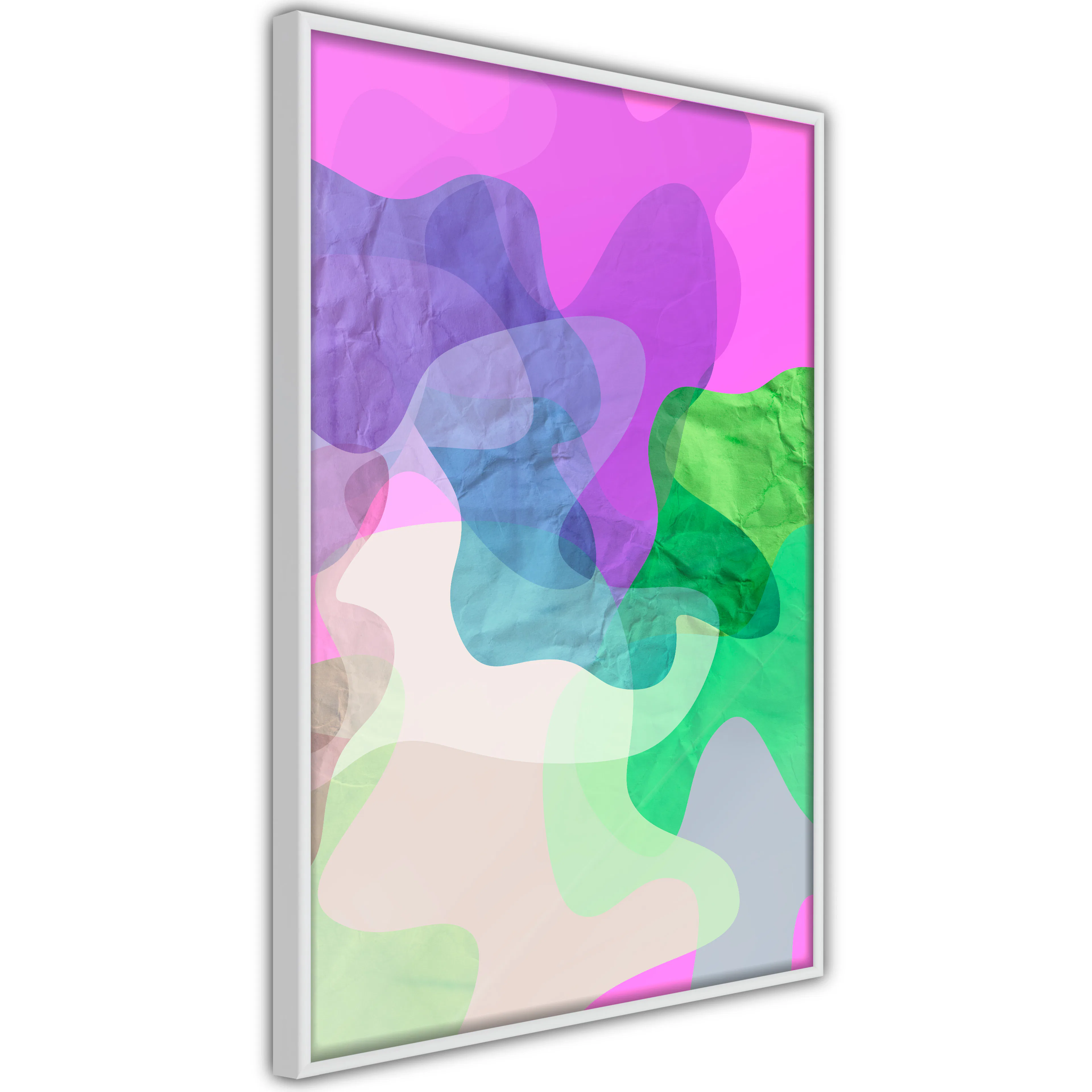 Poster Artgeist Affisch Pastel Butterflies