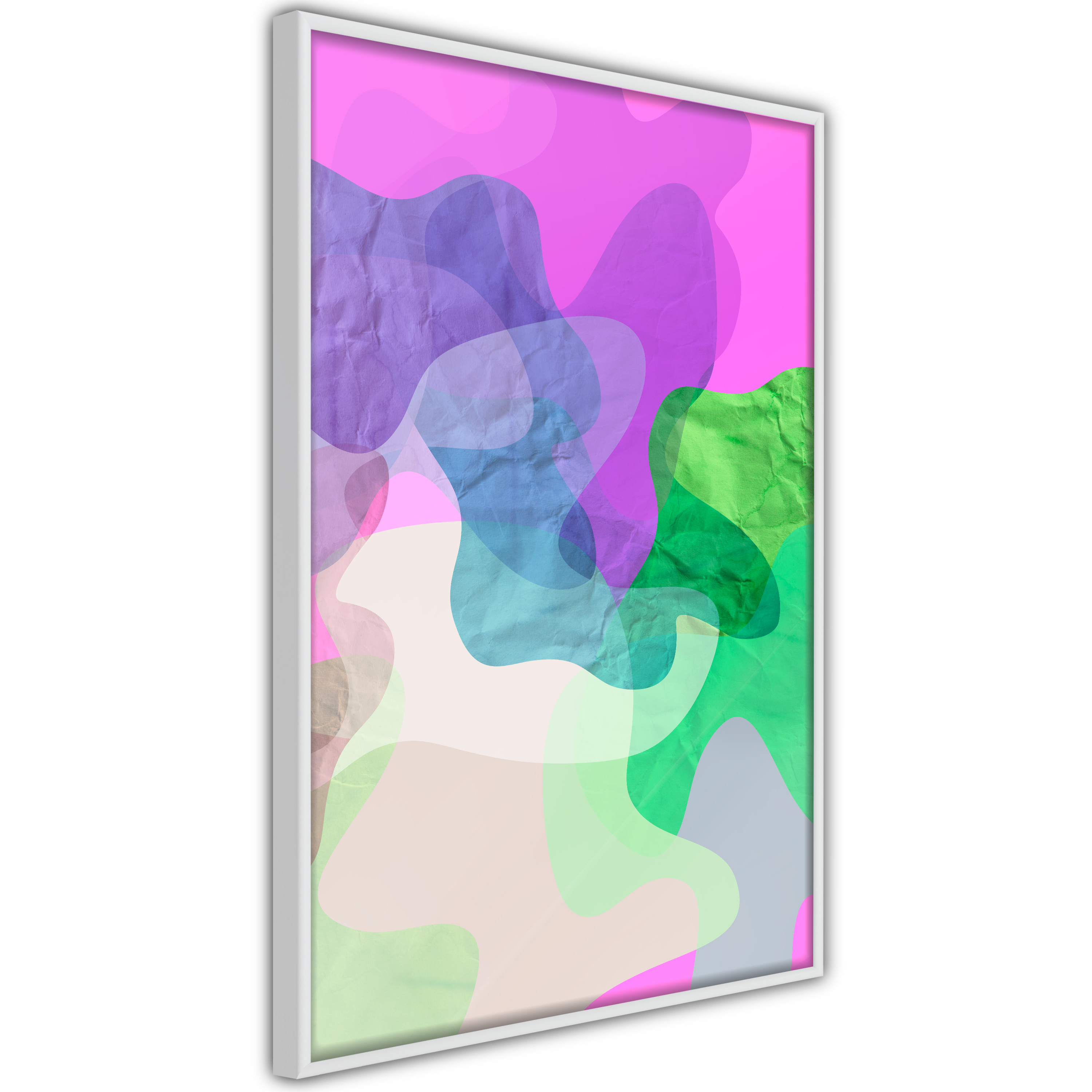 Poster Artgeist Affisch Pastel Butterflies