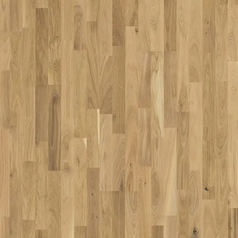 Parkettgolv Berg & Berg Ek L Vild Borstad Råträ Mattlack 3-Stav_OLDDONOTUSE