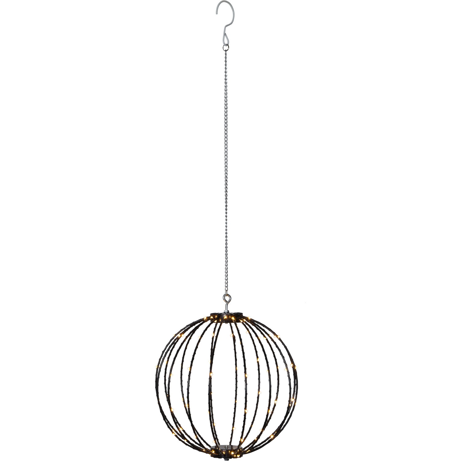 Hängande Dekoration Star Trading Klot Mounty Svart