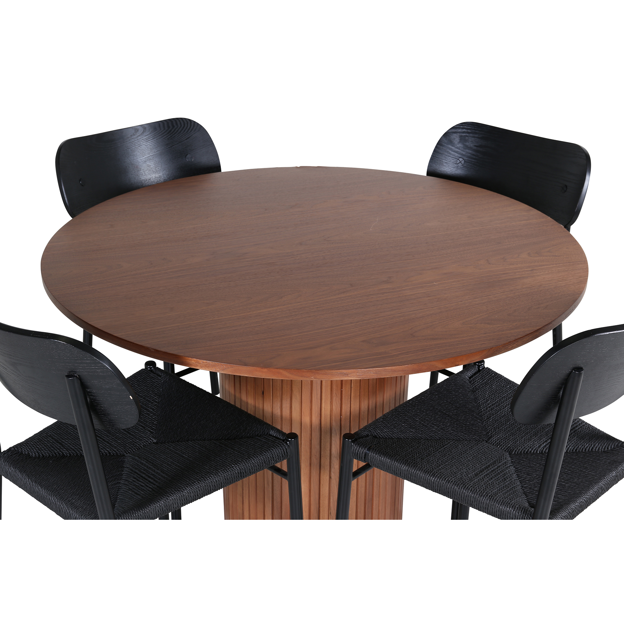 Matgrupp Venture Home med Bianca Matbord och 4 Peggy Matstolar