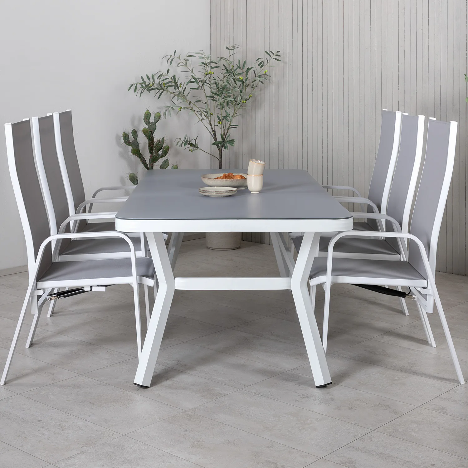 Matgrupp Venture Home Virya 160x90 med 6 Copacabana Reclinerstolar