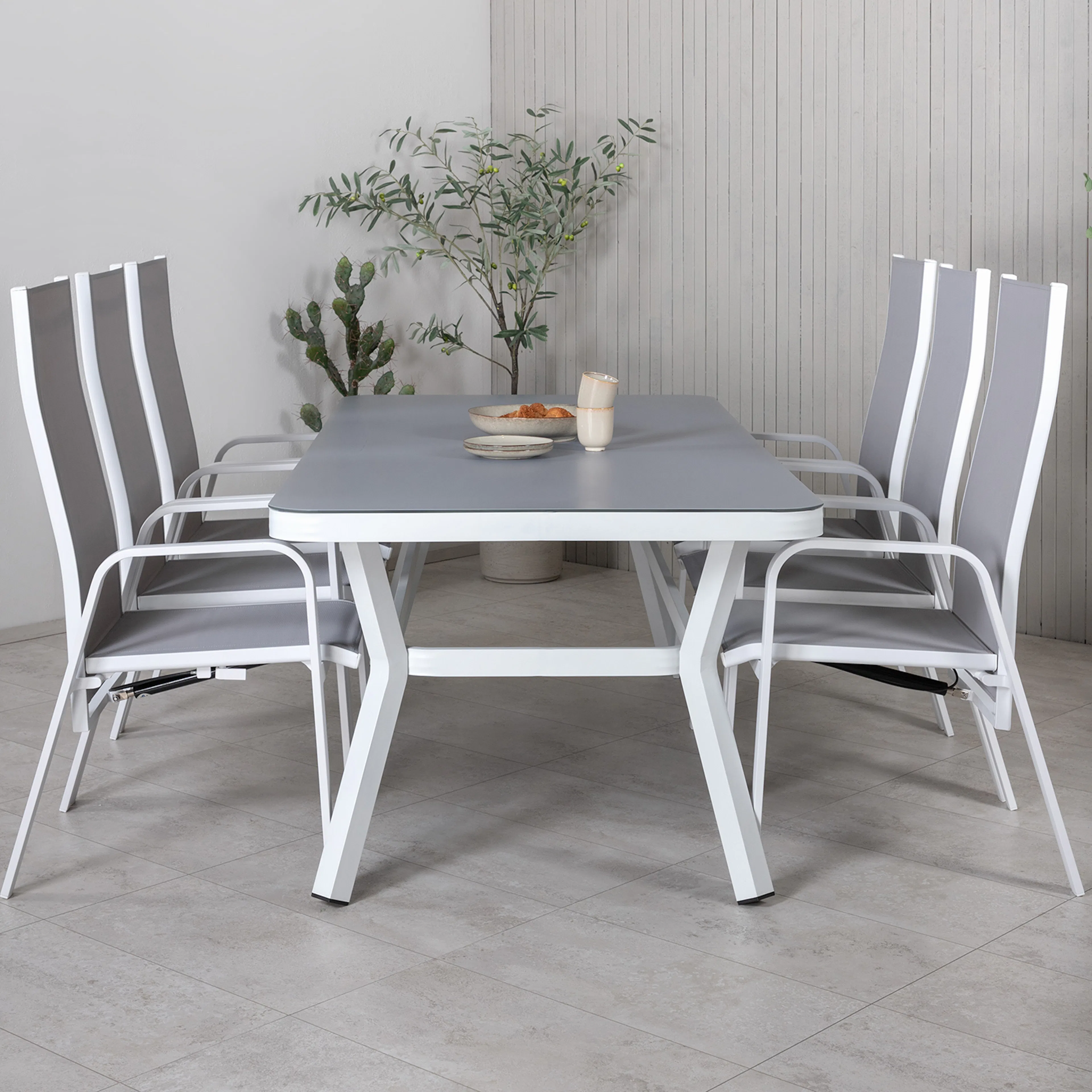 Matgrupp Venture Home Virya 160x90 med 6 Copacabana Reclinerstolar