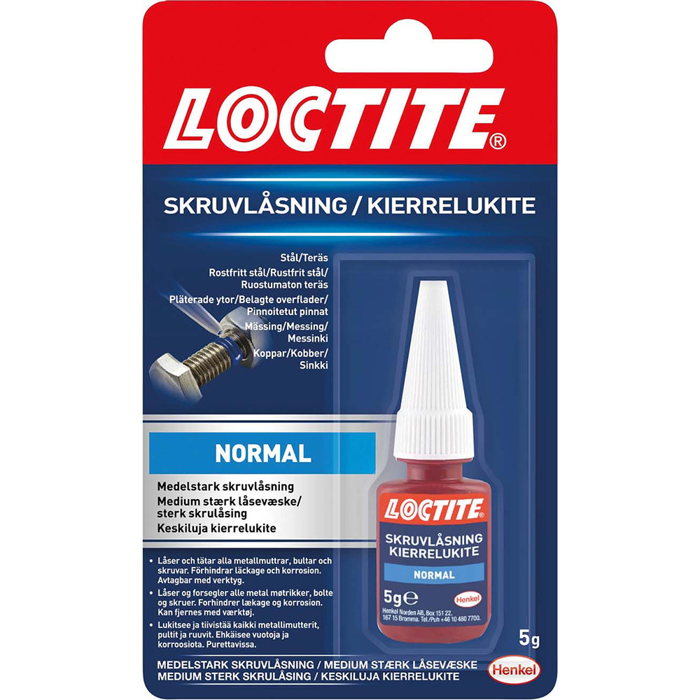 Skruvlåsning Loctite Normal Loctite 5g