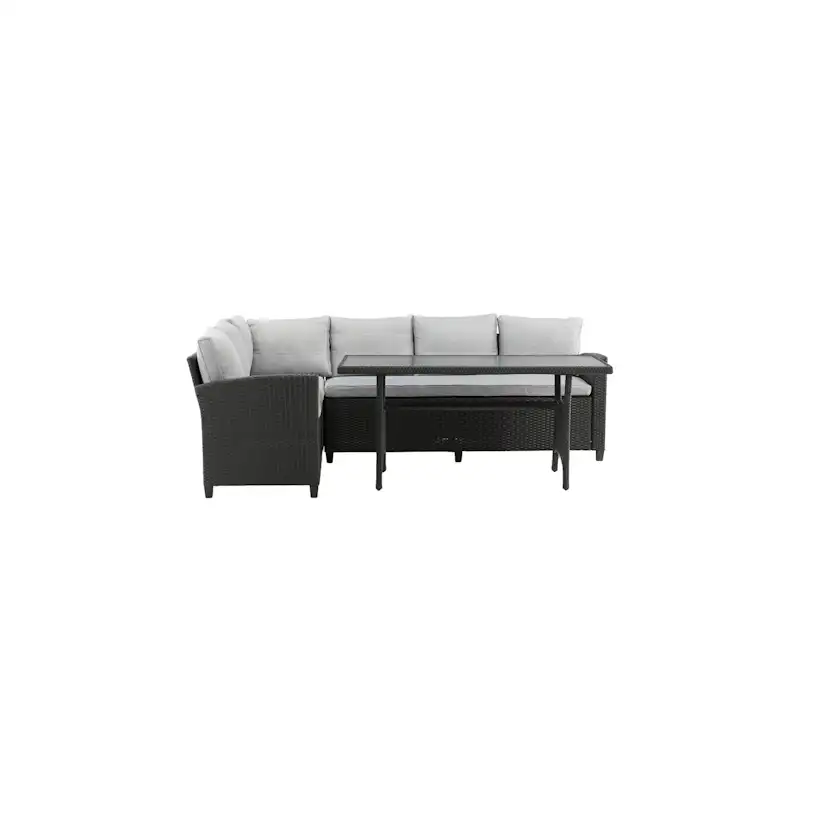 Brentwood Corner sofa - Black/Grey Svart/Grå