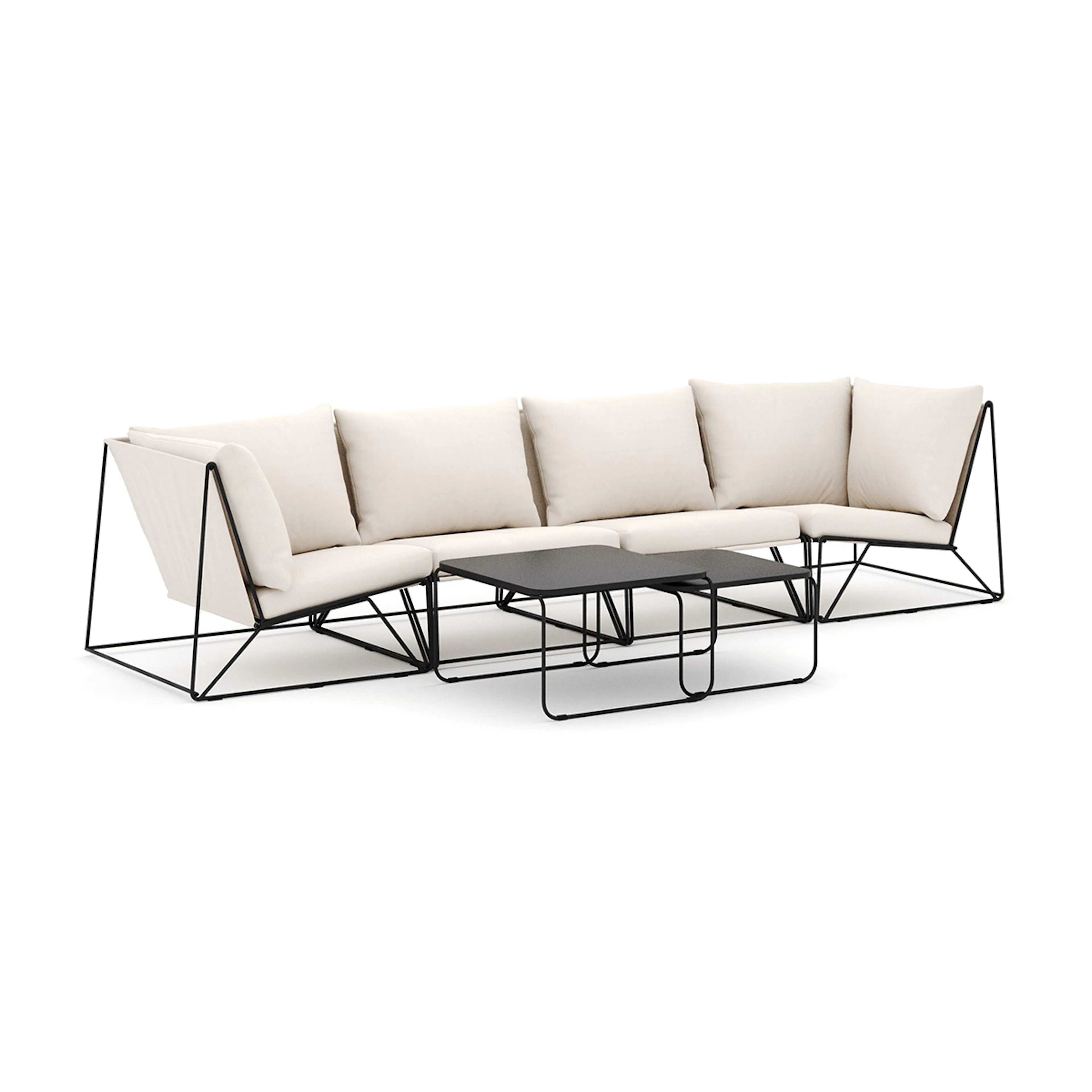 Svart/Beige