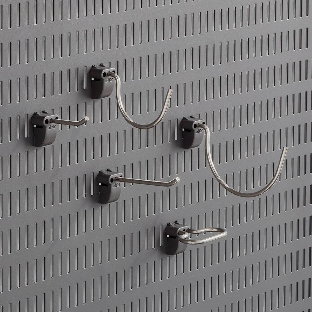 Krokar Elfa Garage+ Blandade