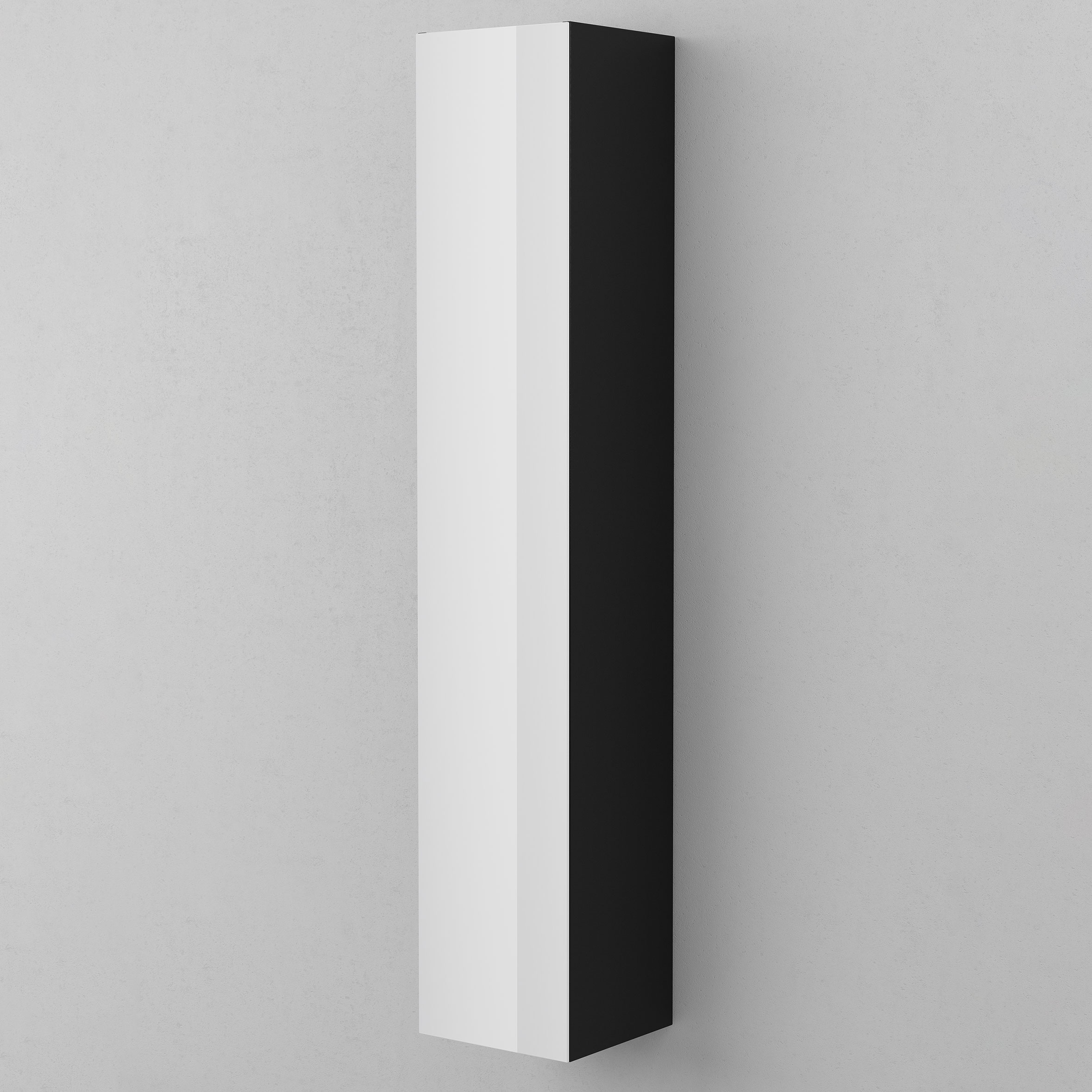 Högskåp TWIN 30,Black Oak, 5 Hyllplan, Vänster,300x1600x290 Bredd: 300 mm, Black Oak, Vänster utan Lådor