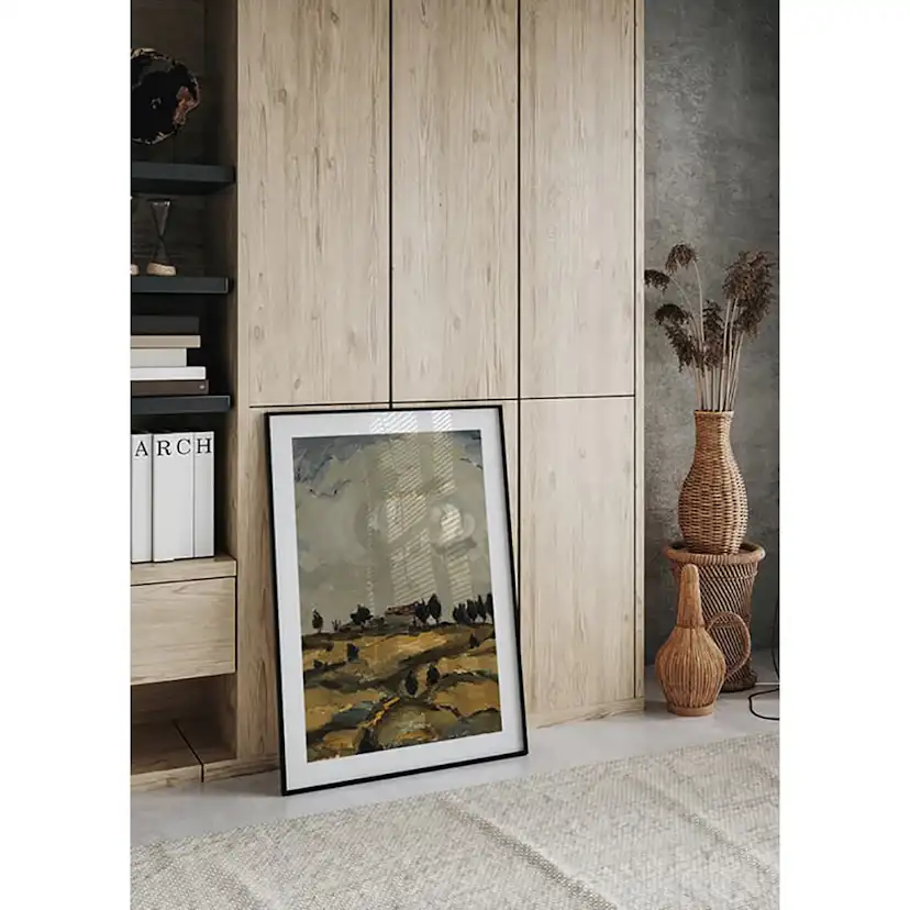 Poster Gallerix Autumn Landscape With Clouds By Ilmari Aalto